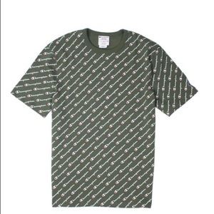 Champion Reverse Weave All Over Script T-Shirt